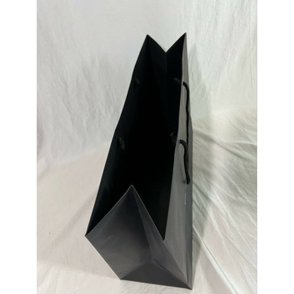 Gucci Reusable Paper Shopping Bag Gift Rope Handle Black 14" x 19" x 6.6" - Picture 9 of 9